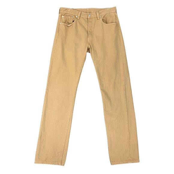 Vintage Levis 501xx Jean Mens 32 Bison Straight Button Fly Overlock Stitch *READ - Picture 1 of 16